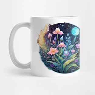 Mschiffer's Bioluminescent Wonder: Exquisite Nighttime Illustration (405) Mug